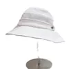 Chapéu de pescador respirável e versátil de aba larga com proteção solar para mulheres, novo estilo casual de verão, chapéu bucket que afina o rosto, chapéu de tecido para proteger do sol