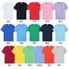 Camisetas de Algodón Puro con Impresión de Logo Personalizado y Bordado, Manga Corta Cuello Redondo Ropa de Trabajo, Uniformes para Trabajo en Grupo, Camisetas Culturales Publicitarias, Ropa