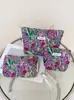 Nuevo Bolso Cosmético Bordado de Flores de Gran Capacidad Bolsa de Almacenamiento para el Cuidado de la Piel Portátil para Salir Bolsa de Aseo de Viaje Bolsa Interior