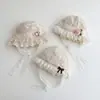 Sombrero de Verano Fino Transpirable con Protección Solar Qiunan para Niñas Sombrero de Palacio para Bebé Sombrero de Pescador para Bebé