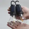 Luz solar para camping ao ar livre, luz para barraca, lâmpada de iluminação vintage, bateria de ultra longa duração, 6 novas luzes de filamento de tungstênio recarregáveis