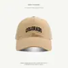 Gorra de Béisbol Estilo Japonés Suave para Otoño e Invierno Moda Retro Bordado de Letras para Deportes al Aire Libre Viajes Parasol para Hombres y Mujeres