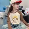 Otoño e Invierno Nuevo Estilo Terciopelo Alemán Mediano y Grande Infantil Dibujos Animados Estilo Coreano Camisetas Interiores Camisetas Versátiles Estampadas Cálidas