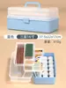 Caja de herramientas para estudiante de arte almacenamiento de pintura hardware plegable para pintura china pintura Estudiantes de primaria primer grado polvo