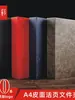 Pasta com Encadernação em Espiral, Capa Dura em Couro, Formato A4, com Folhas Soltas, em Estoque, Livro para Armazenamento de Amostras de Tecido com 3 Furos, Livro de Amostras de Cartões Coloridos, Livro de Amostras de Tecido em Branco