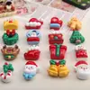 Accesorios de Resina DIY de Dibujos Animados Joyería Engrosada 16 Pegamento de Crema Navideño Pasadores Fundas para Teléfonos Móviles Hebillas de Zapatos Llaveros