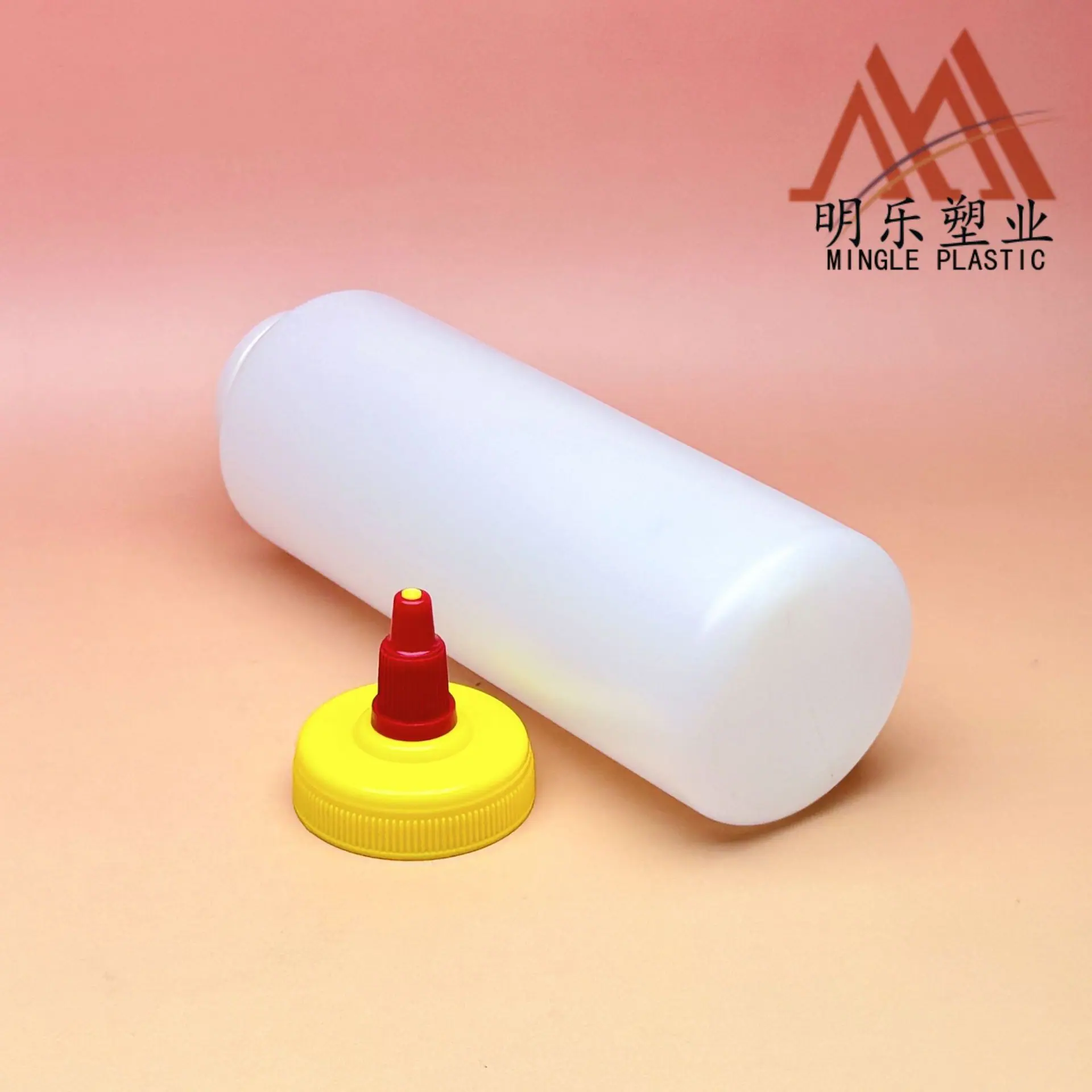 500ML直筒圆广口HDPE老黄盖瓶(38-400)-03