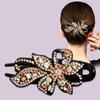 Novos Grampos de Cabelo de Plástico para o Ano Novo para Mulheres, Presilhas Bico de Pato de Alta Qualidade para a Parte de Trás da Cabeça, Ferramentas Florais para Penteado, Acessórios de Cabelo de Ano Novo Atacado