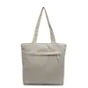 Grande Capacidade Tote Bag Nova Nylon Pano Bolsa Feminina Bolsa de Ombro para Viajantes Bolsa de Classe Estudante Bolsa de Tecido Ultra Leve