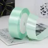 Cinta de Satén Colorida de 2.5 cm 91 m Cinta para Empaquetar Pasteles de Flores Cinta para Envolver Regalos con Bolsa de Tela Lazo para Manualidades