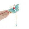 Horquilla de mariposa de estilo chino, nueva, de alta calidad, con clip lateral, para el cabello, estilo Hanfu, elegante accesorio para el cabello.