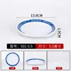 Conjunto de 10 Pratos de Melamina Vintage, Pratos Imitação Esmalte para Hot Pot de Rua Retro de Chongqing, Pratos Plásticos Especiais Comerciais