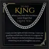 Collar de cadena cubana de hip-hop de personalidad europea y americana transfronterizo para hombre, para enviar a familiares y amigos, tarjeta de bendición, caja de regalo, joyería exquisita