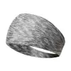 Faixa de Cabelo Esportiva Europeia e Americana Yoga Absorvente de Umidade Secagem Rápida Absorvente de Suor Faixa Unissex Corrida Fitness Cor Alta Elasticidade Lenço de Cabeça Faixa de Cabeça