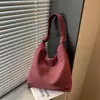 Cross2026 Outono Novo Estilo Coreano Bolsa de Axila Bolsa Tote Feminina Grande Capacidade Trabalho Deslocamento Bolsa de Ombro Único