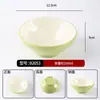 Vajilla de restaurante de comida rápida, juego de cuencos pequeños para platos, platos para servir de cafetería, cuencos de melamina para arroz al vapor de estilo chino para autoservicio comercial