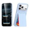 Adecuado para iPhone 17 Funda para Teléfono Móvil con Porta Tarjetas Acabado Mate tipo Piel Apple 16Promax Funda Protectora Anticaídas Estilo Nuevo