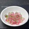 Contas Redondas de Crisoprásio Verde Gelo Rosa Flor de Pessegueiro da Primavera Jade Pêssego Contas Soltas Atacado Acessórios para Pulseiras Colares DIY Joias