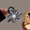 Nuevo 2024 Pinza de Flor con Cuentas Flor Estrella Diamante Completo Pinza de Flor Lujo Ligero Gama Alta Accesorios para el Cabello