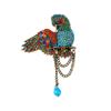 Broche de Moda Explosiones Europeas y Americanas de Alta Gama para Mujer Retro Sensación de Alta Gama Nicho Exagerado Diamantes Incrustados Animal Ramillete Pin Accesorios