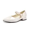 Zapatos de Princesa de Tacón Alto para Niñas 2026 Nuevos Zapatos de Pasarela y Performance para Niños de Primavera y Otoño con Punta Fina para Vestidos y Faldas Zapatos de Salón de Moda