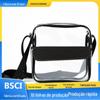 Fabricante em Shenzhen Atacado Estilo Coreano Bolsa de Gelatina Transparente Feminina Bolsa de Ombro de Verão Bolsa Transversal Bolsa de Gelatina em PVC