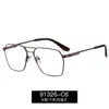 91326 nuevo marco para gafas anti luz azul miopía se puede equipar con el número de gafas de montura cuadrada para hombre de fábrica en stock
