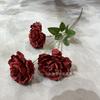 Flores artificiais 3 flores de peônia cerimônias de casamento auditório de casamento floricultura ornamento de flores suaves decoração hotel casa mesa flor colocação de flores
