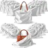 Bolsas de armazenamento de cetim, bolsas protetoras à prova de poeira para bolsas e artigos de couro, bolsas com cordão de seda sintética, bolsas personalizadas para embalagem de presentes