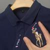 Camisa POLO bordada de manga corta para hombre talla grande Fan Ditu Business Comercio Exterior Verano 2023 para Hombres Jóvenes y de Mediana Edad Ropa Transfronteriza para Hombres