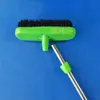 Cepillo para estiércol Granja de cerdos Filamento de nailon de cerdas duras Rascador de piso de plástico Mango largo Cabezal de escoba de limpieza Mopa de limpieza Baño