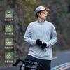 IZEXX Moda Marca Primavera Urbano Commuter Meio Zíper Manga Comprida T-shirt Leve Secagem Rápida Elástico Anti-rugas Protetor Solar Top