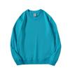 Suéter japonés holgado e informal de cuello redondo de color sólido para primavera y otoño, suéter de felpa gruesa de color caramelo a la moda para hombres y mujeres.