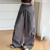 Nuevo Estilo Otoño 2026 para Niños Mayores: Conjunto de Dos Piezas con Pantalones Cargo Versátiles de Tiro Alto y Pantalones Casuales Sueltos