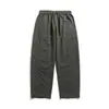 Pantalones Casuales Versátiles de Cordón de Color Sólido Rectos Sueltos Retro Japonés Nuevos de Primavera 2026 Yidao Vintage para Hombre