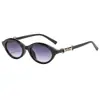 Gafas de Sol Ovaladas Pequeñas Estilo Europeo y Americano 2026 para Mujer, Gafas de Moda de Gama Alta para Caras Pequeñas, Gafas de Sol Cat-Eye de Moda