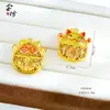Colgante de Gato de la Suerte Calado de Colores con Carácter de Fortuna, Colgante Lindo de Gatito Chapado en Cobre Dorado, Accesorio Exquisito de Alta Gama