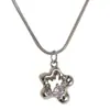 Estilo Dulce y Fresco Collar de Flor Calada con Circonita para Mujer Moda Elegante Diseño de Nicho Cadena para Suéter Lujo Accesible Collar de Gama Alta