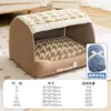 26º Outono/Inverno Novo Vintage Conto de Fadas Gaveta Ninho Semi-Fechado Ninho para Gato Removível e Lavável Cama para Cachorro Casa para Cachorro Ninho para Animal de Estimação