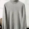 Suéter de Cachemira para Hombre de Cuello Alto 26 Otoño Invierno Nuevo Casual de Negocios Jersey de Lana Suéter Básico Cálido