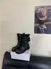Botines de Motociclista con Tacón Grueso y Hebilla Retro para Mujer, Nuevo Estilo Otoño/Invierno 2026, Puntera Redonda Desgastada, Botas de Jinete Versátiles que Adelgazan