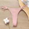 Pantalones de chándal de algodón con hilo sexy transfronterizos europeos y americanos para mujer, cintura baja, cadera, fitness, deportes, entrepierna alta, tanga de moda, venta al por mayor