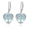 Aretes Rosa Moonlight para Mujer, Aretes Sencillos y de Alta Gama de Piedra Lunar, Modernos y Versátiles, Aretes Creativos Estilo Ins