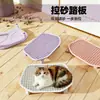 Tapete para Arenero de Gato, Tapete Escalón para Arenero de Gato, Tablero Anti-Salpicaduras y Anti-Fugas de Arena, Tapete para Arenero de Gato Mascota, Suministros de Limpieza Antideslizantes