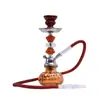 Fabricante de Novos Produtos Transfronteiriços Set Completo para Fumar Narguilé Árabe Tubo Duplo Tubo Quádruplo Exportação Pistola de Fumar Haste Tubo de Vidro Pote