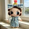 Solo Ropa de Muñeca Adecuada para Muñeca Nyota Little Moments Serie 15cm Ropa de Muñeca de Repuesto Conjunto de Vestido Cuadros Corazón Lindo