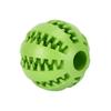 Brinquedo Molar para Pet Bola de Melancia Brinquedo de Silicone Bola Molar para Cão Resistente a Mordidas Limpeza de Dentes Bola Vazada para Alimentos Mastigação Brinquedo de Mordida para Cão