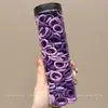 Diadema Elástica Ancha para Cola de Caballo Alta para Mujer, Banda de Goma Elástica, Alta Elasticidad, Cuerda para el Cabello Duradera, Goma para Moño, Accesorio para el Cabello