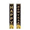 Pareados nuevos transfronterizos para Año Nuevo 2027, decoraciones para fiestas navideñas de Amazon TEMU, banderines colgantes y pareados de cuenta atrás para Nochevieja