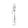 Juego de Cubiertos de Acero Inoxidable 1010 para Filete, Incluye Cuchillo, Tenedor, Cuchara, Cucharita de Café, Cuchara Sopera y Juego de Cuchillo y Tenedor para Filete